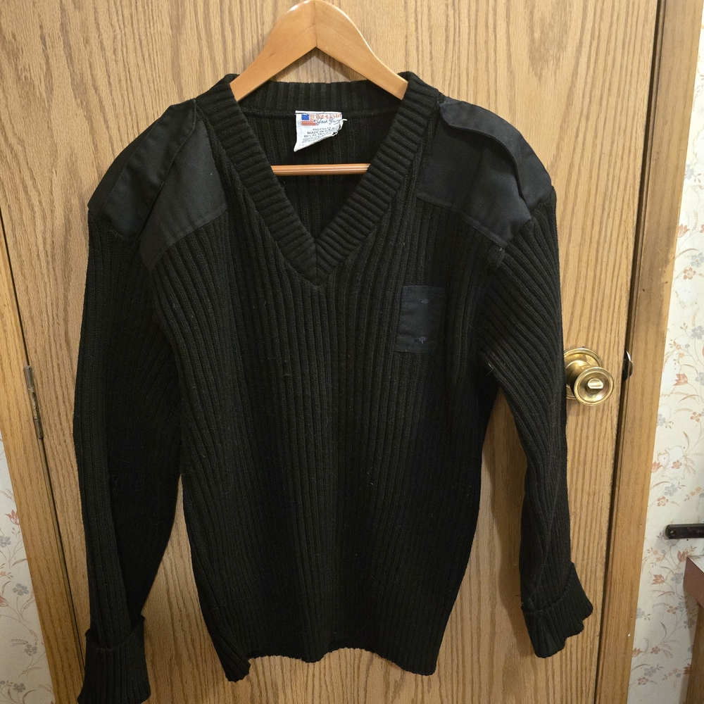 Men's Commando Black Sweater